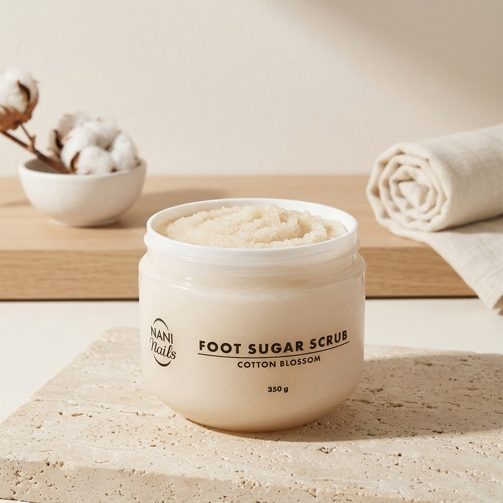 Foot sugar scrub